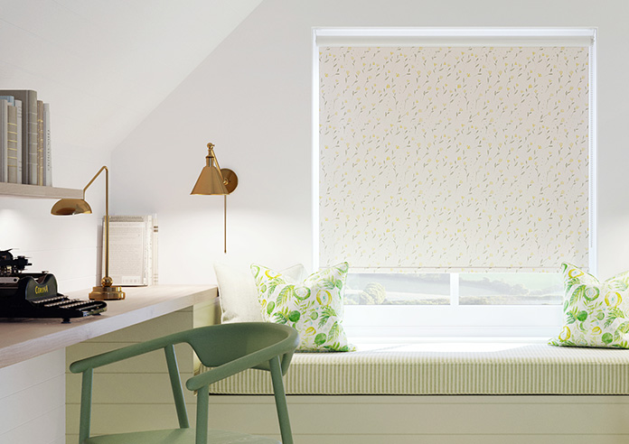 Ditsy Spring, Hessian - Twist&Fit Roller Blind - Image 3